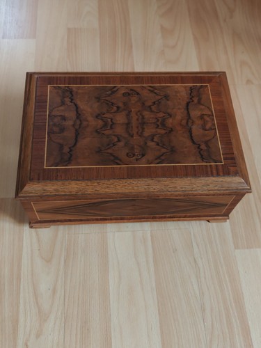 Alte holz schmuck schatulle - alte,