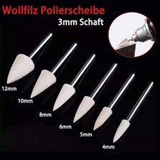 Kegel Polierköpfe Wollfilz