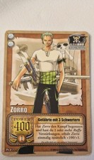 One Piece Karte JS-C22 Zorro Gefährte Mit Drei Schwertern