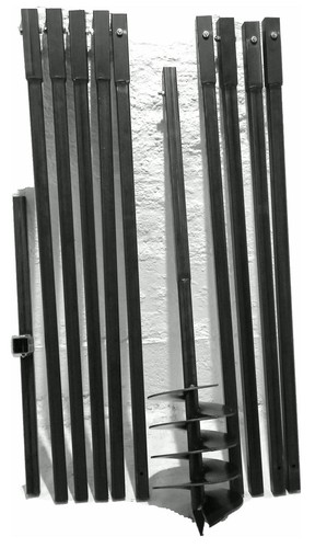Hand erdbohrer brunnenbohrer - hand,