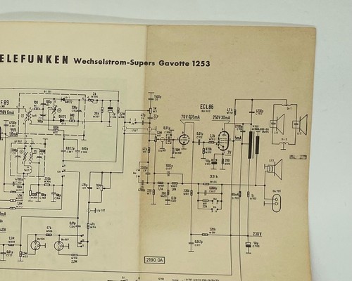 Original radio schaltplan - original,