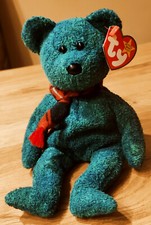 Ty Beanie Babies Wallace Teddy Sammlungsauflösung gut erhalten
