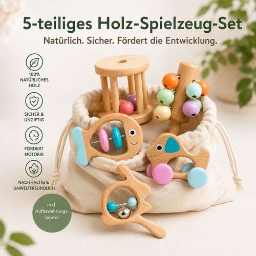Teiliges holzspielzeug baby - holzspielzeug,