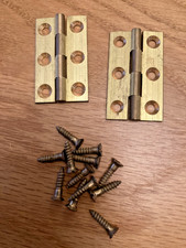 Paar Vintage massive Messing