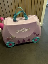 ❤️ Trunki Koffer Kinder Kinderkoffer Katze rosa pink türkis Handgepäck