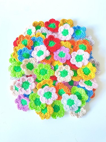Bunte häkelblumen - 10,