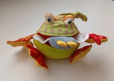 Lilliputiens Frosch Rassel verschiedene Materialien Plüschfigur