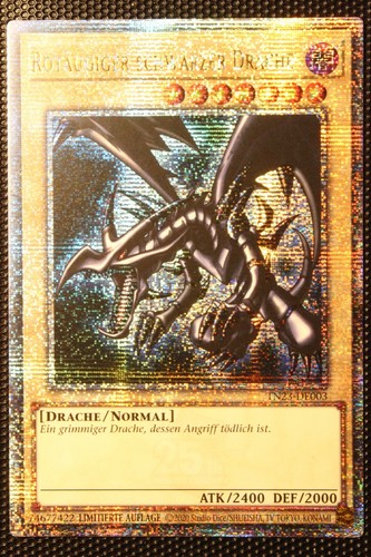 Rotäugiger schwarzer drache - rotäugiger,