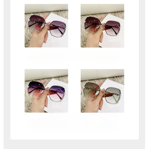 übergroße sonnenbrille mit - Übergroße,