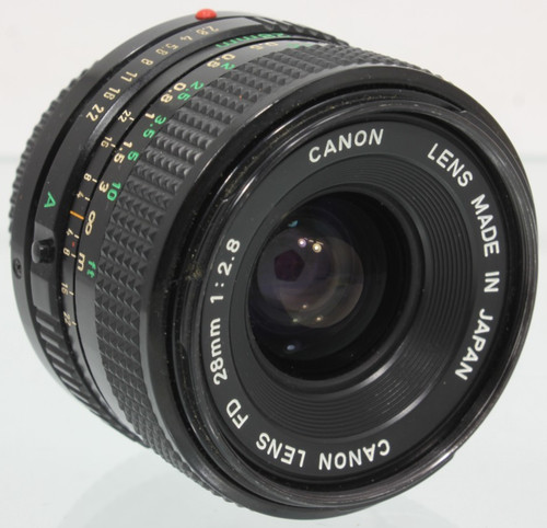 Canon lens 28mm 2 - fd, :