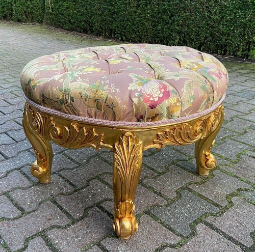 Sitzbank antik louis - sitzbank, rosa