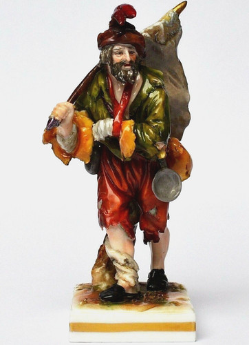 Porzellan figur söldner - porzellan,