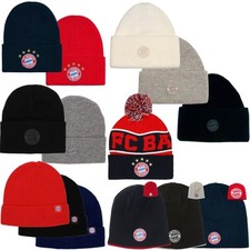 Mütze FC Bayern München Wendemütze Bommelmütze Beanie Strickmütze Erwachsen FCB 