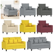 Stoff Sofa Sessel Loungesofa Couch Fernsehsessel Relaxsessel Wohnzimmersofa
