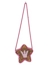 DIE SPIEGELBURG Kinder Umhängetasche Rosa Stern Wendepailletten Krone Charmant