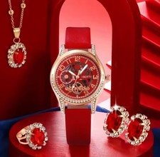 ❤️ Damen Uhr Set 4-teilig