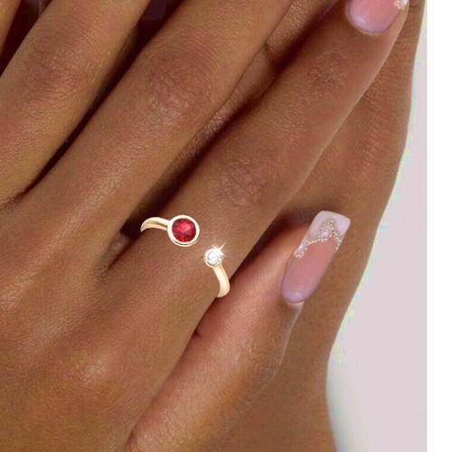 Edelstein damen ring - edelstein,