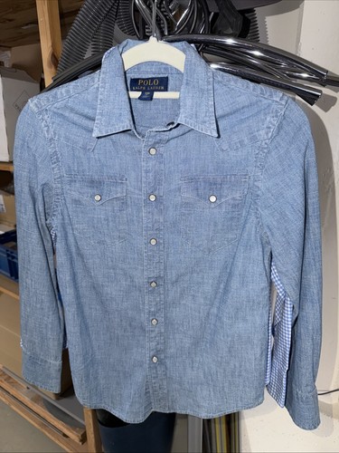 Ralph lauren jungen jeanshemd - ralph,