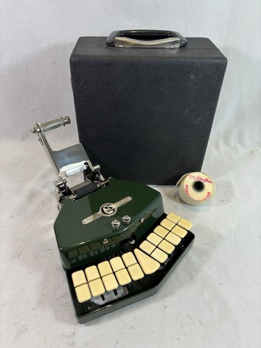 Antike sténotype maschine - sténotype,
