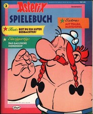 Asterix-Spielebuch 2: Obelix inkl. Bastelbogen (Ehapa 1. Auflage 1996) Z 1-2