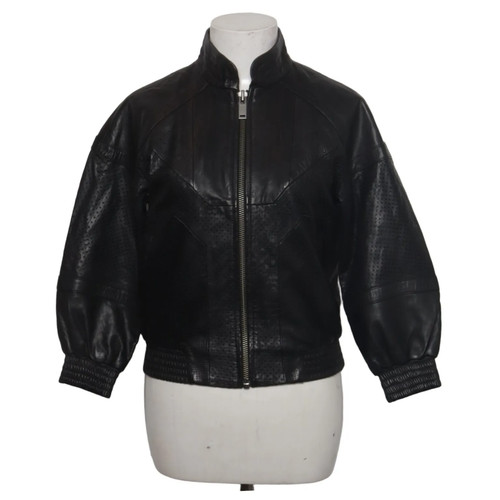 Kookaï lederjacke damen - lederjacke,,