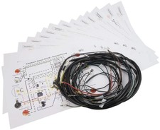 Kabelbaum Kabelsatz Simson S51 Basisausführung 6V 12V mit 12 S. Farbschaltplan