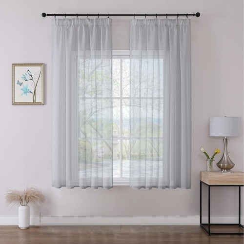 Set mit graublauen voile - set,