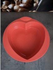 Tupperware Silikon-Form Herz H27 Backform Puddingform Backofenform Muttertag NEU