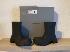 Balenciaga Gummistiefel TROOPER RUBBER Boots Stiefelette Schwarz GR. 37 - 38 NEU