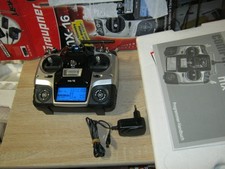 Graupner Sender MX 16  HOTT  2,4 Ghz  mit Akku und Ladegerät Einzelsender