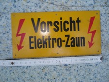 Vorsicht  Elektro - Zaun   