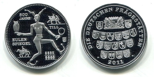 Silbermedaille brd 2011 500 - 2011, "500