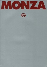 ORIGINAL Falt-Prospekt OPEL MONZA - von 1981