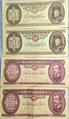Alte banknoten ungarn - ungarn, europa