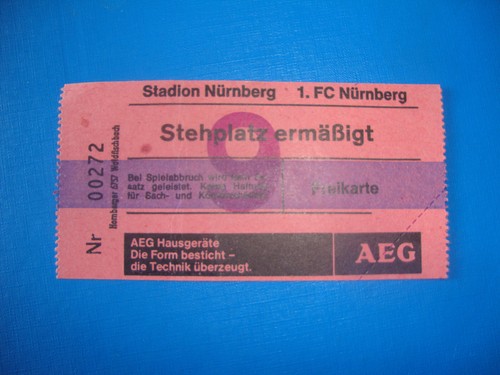 Ticket fc nürnberg - fc, spiel