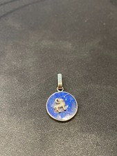 Widder Sternzeichen 925 Sterling Silber mit Lapis Lapislazuli Handarbeit