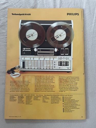 Philips tonbandgerät n4450 - philips,