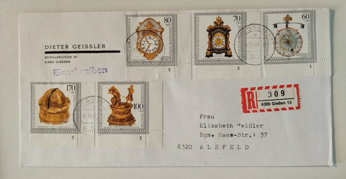 Brd fdc 1992 gelauf - brd,