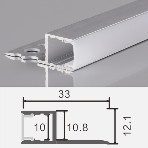 Led alu profil unterputz - alu,