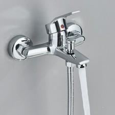 Badewannenarmatur Duschset Badarmatur Mischbatterie Wannenarmatur System Chrom