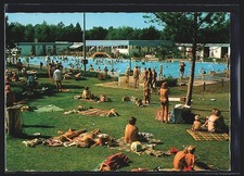 Cuxhaven-Sahlenburg, Nordseeheilbad, Waldfreibad, Ansichtskarte 
