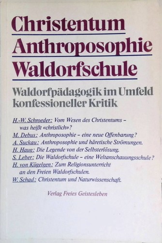Christentum anthroposophie - christentum,,