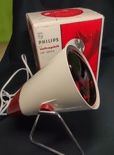 Philips Infrarotlampe "INFRAPHIL" HP3603 Holland 50/60er OVP + Anleitung Vintage