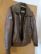 Echtleder-Jacke Im Fliegerstil