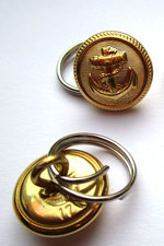2x Marineknopf  17mm für