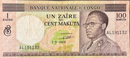 Cong zaire p - dr, 1