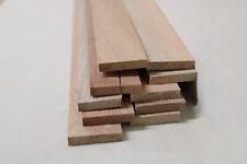 (a102)  1Stk  100cm Rechteckleiste Mahagoni 9x50mm Vierkant Holzleisten