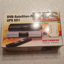 Kathrein DVB Receiver FTA UFS 651, wenig gebraucht, Originalkarton mit Zubehör