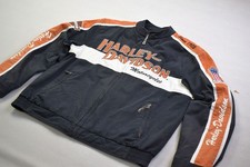 Harley Davidson Jacke Varsity Racing College Jacket Motor Bike Rad Chopper USA L
