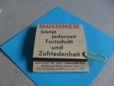 Streichholzschachtel , Güldner Motoren-Werke , Traktoren , Linde Eismaschine